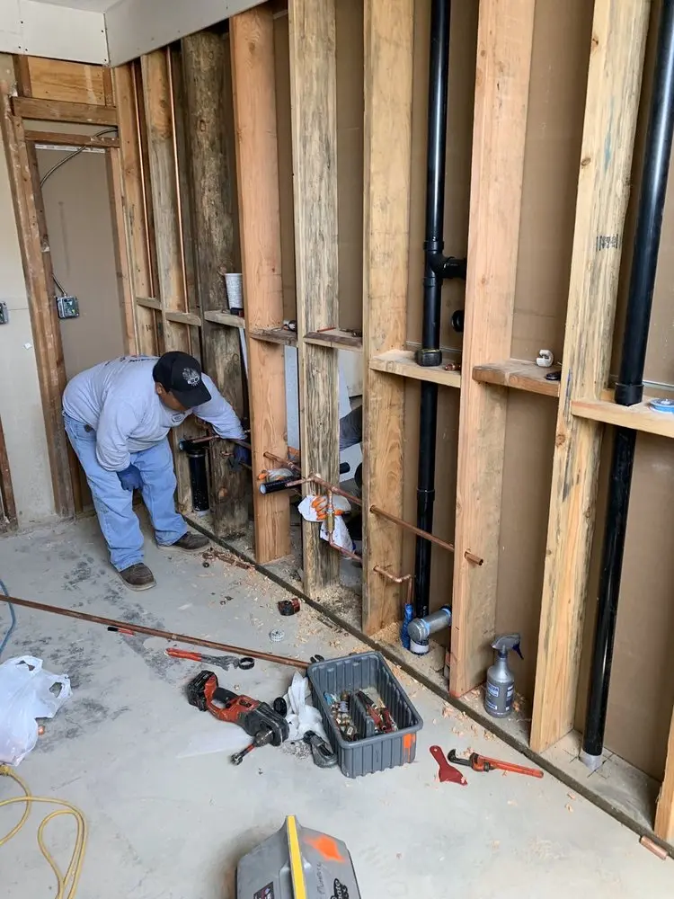 Commercial rough-in plumbing for Water Heater Replacement in Holtville